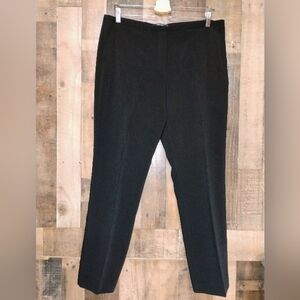 Tahari Women's Black Dress Pant Trouser Size 14 Straight Leg Office
